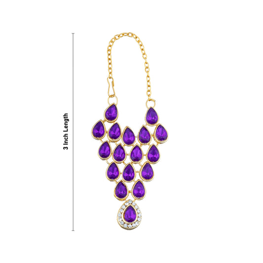Stone Necklace - 3 Inches | Artificial Jewelry/ Stone Jewellery for Deity - Neck & Body Accessories