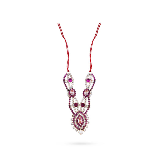 Stone Necklace - 3 Inches | Artificial Jewelry/ Stone Jewellery for Deity - Neck & Body Accessories