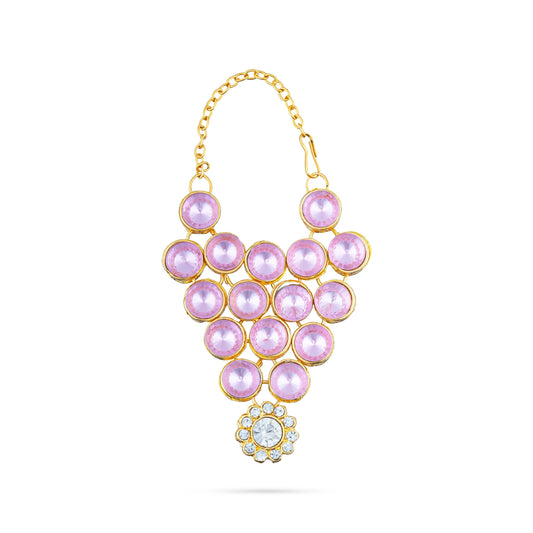 Stone Necklace - 2 Inches | Artificial Jewelry/ Multicolour Stone Jewellery for Deity - Neck & Body Accessories