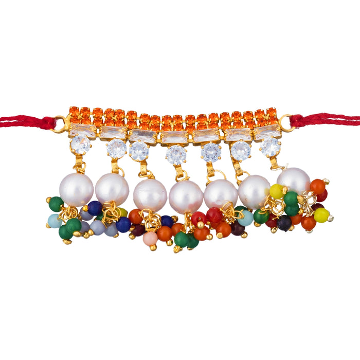 Hip Belt - 2 Inches | Waist Belt/ Kamarband Stone Belt/ Jewellery For Deity Alangaram