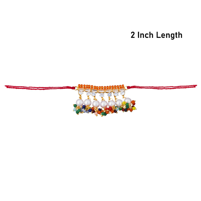 Hip Belt - 2 Inches | Waist Belt/ Kamarband Stone Belt/ Jewellery For Deity Alangaram