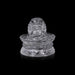 Shivling With Shivan Face Murti - 5 x 7 Inches | Belgium Glass Shiva lingam / Glass Shivalinga for Pooja - Sphatik & Semi Precious Stone Murties