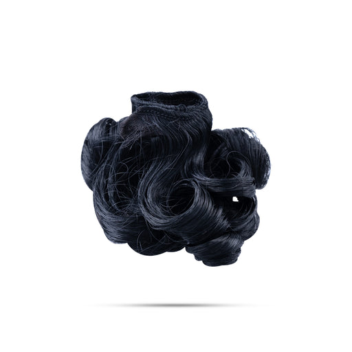 Krishna Hair - 4 X 3.5 Inches | Artificial Hair/ Curly Laddu Gopal Hair/ Synthetic Hair For Deity Decor - Head & Face Accessories