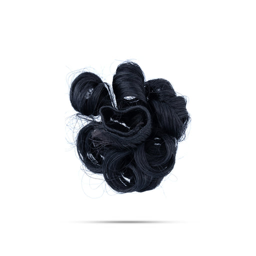 Krishna Hair - 4 X 3.5 Inches | Artificial Hair/ Curly Laddu Gopal Hair/ Synthetic Hair For Deity Decor - Head & Face Accessories