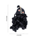 Artificial Hair - 6.5 x 1.5 Inches | Krishna Hair/ Laddu Gopal Hair/ Stone & Curly Synthetic Hair for Deity - Head & Face Accessories