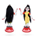 Decorated Radha Hair - 10 Inches | Artificial Hair/ Radha Choti/ Synthetic Hair For Deity Decor - Head & Face Accessories