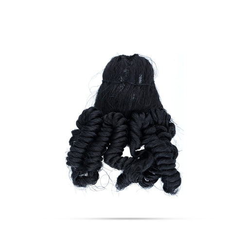 Artificial Hair - 3.5 X 3.5 Inches | Laddu Gopal Hair/ Krishna Hair/ Synthetic Hair For Deity Decoration - Head & Face Accessories