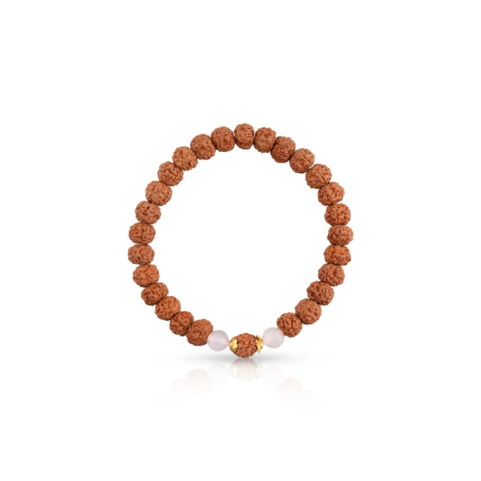 Gauri Shankar Rudraksha Bracelet | Rudraksh Hand Band/ Ruthratcham Bracelet for Spiritual Purpose - Rudraksha Mala, Pendant, Bracelet