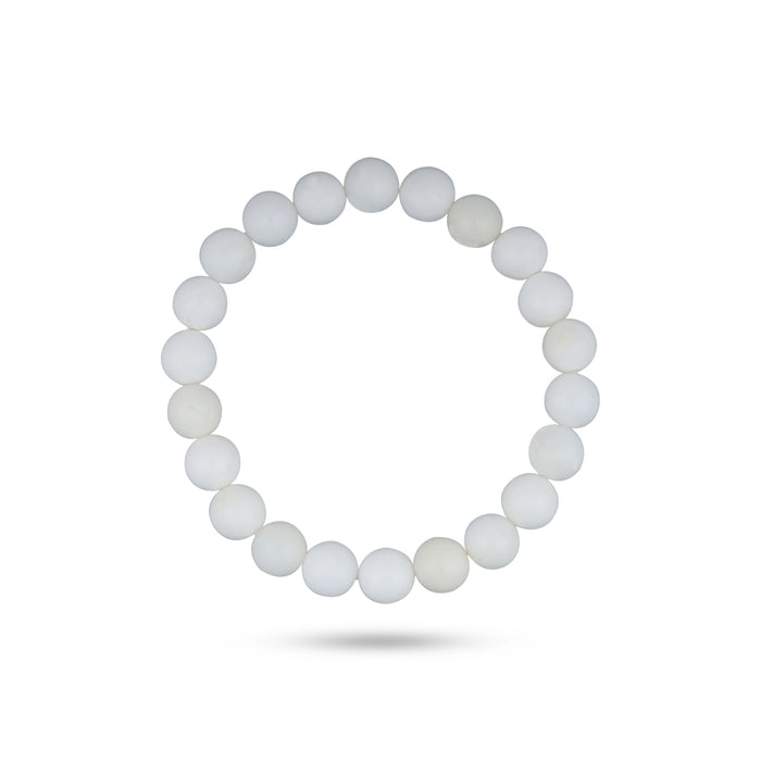 Mother Of Pearl Bracelet - 2.5 Inches | Gem Bracelet/ Stone Jewellery for Men & Women - Bracelet
