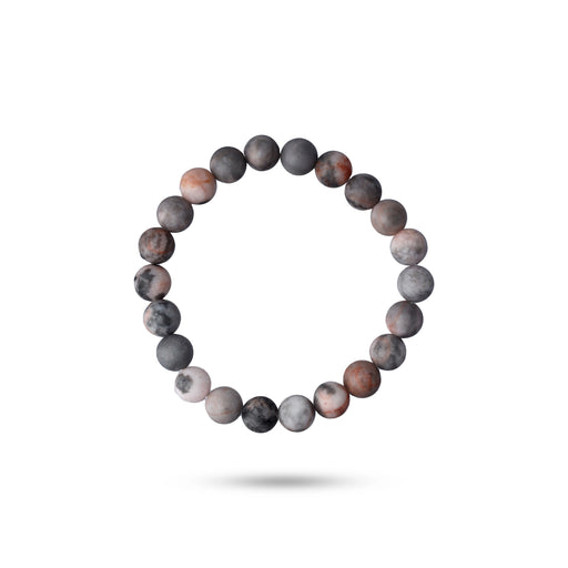 Pink Zebra Jasper Bracelet - 2.5 Inches | Pink Zebra Crystal Bracelet/ Stone Jewellery for Men & Women - Bracelet