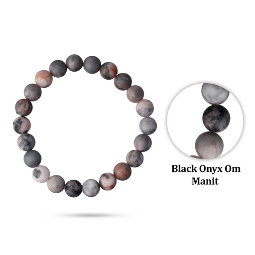 Pink Zebra Jasper Bracelet - 2.5 Inches | Pink Zebra Crystal Bracelet/ Stone Jewellery for Men & Women - Bracelet