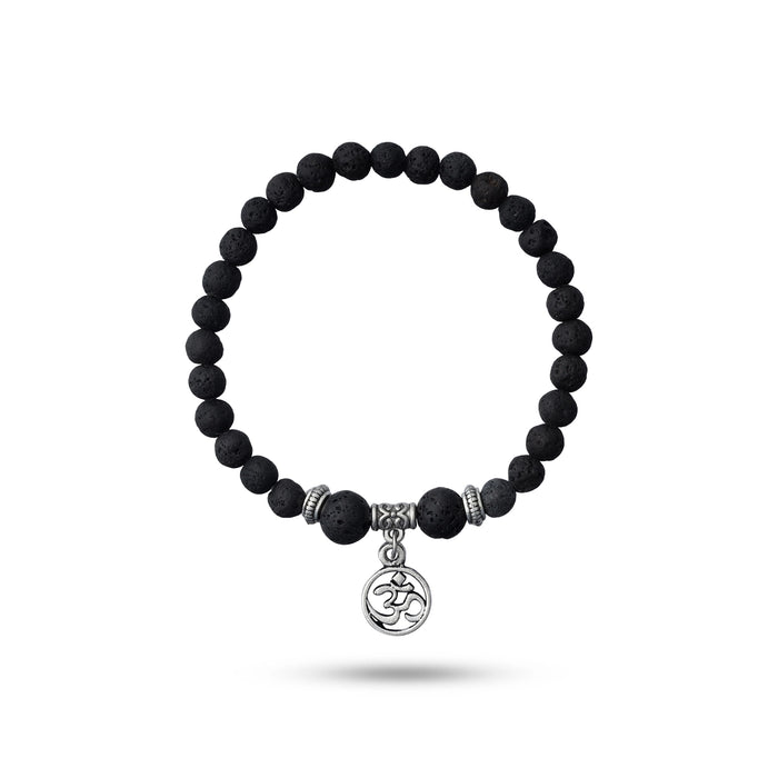Lava Bracelet - 2.5 Inches | Gemstone Bracelet/ Crystal Jewellery for Men & Women
