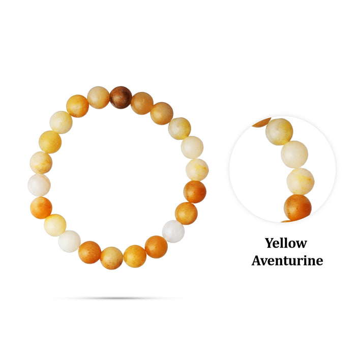 Yellow Aventurine Bracelet - 2.5 Inches | Crystal Bracelet/ Gemstone Bracelet for Men & Women