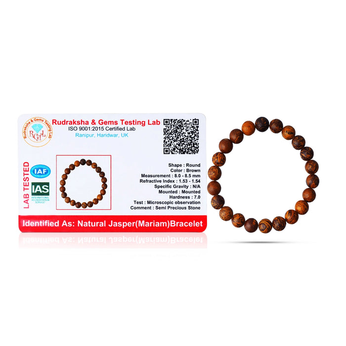 Maryam Bracelet - 2.5 Inches | Gemstone Bracelet/ Crystal Jewellery for Men & Women - Bracelet