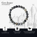 Grey Jasper Bracelet - 2.5 Inches | Grey Jasper Gemstone Bracelet/ Crystal Jewellery for Men & Women - Bracelet