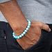 Turquoise Bracelet - 2.5 Inches | Gemstone Bracelet/ Crystal Jewellery for Men & Women - Bracelet