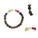 Tiger Eye Navaratna Stone Bracelet - 2.5 Inches | Navratna Bracelet/ Semi Precious Stone Bracelet for Prosperity - Bracelet