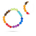 7 Chakra Bracelet Set - 2.5 Inches | Chakra Bead Bracelet/ Chakra Gemstone Bracelet/ 35 Gms Approx - Bracelet