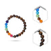 Tiger Eye 7 Chakra Bracelet - 2.5 Inches | Semi Precious Stone Bracelet/ Tiger 7 Chakra Bracelet for Men & Women - Bracelet