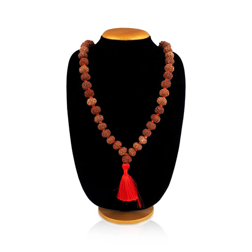 Rudraksha Khanta Mala -24 Inches | 8 Face / Thread Knot / Rudraksh Bead Mala for Men & Women - Rudraksha Mala, Pendant, Bracelet