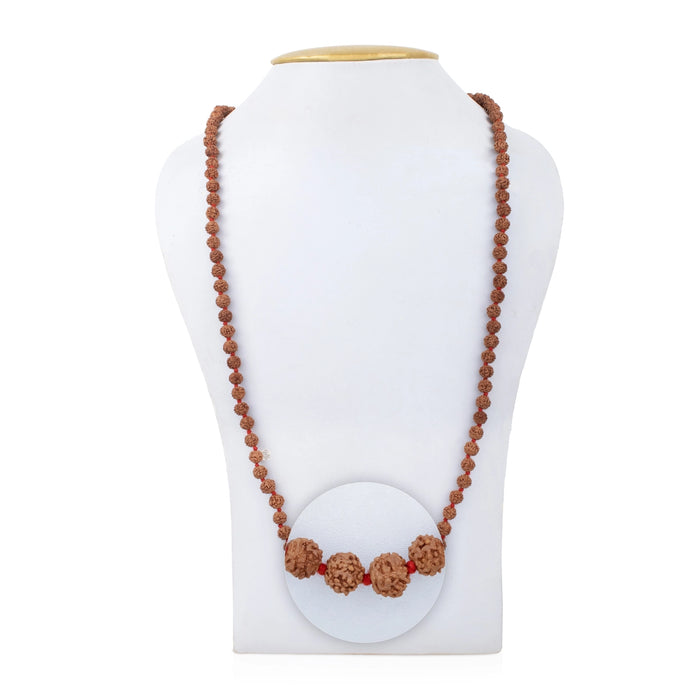 Rudraksha Mala - 6 to 7 mm | Ruthratcham Malai/ Japa Mala for Meditation - Rudraksha Mala, Pendant, Bracelet