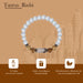 Crystal Bracelet - 2.5 Inches | Semi Precious Stone Hand Band/Crystal Bead Hand Bracelet for Taurus Zodiac - Bracelet