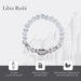 Crystal Bracelet - 2.5 Inches | Semi Precious Stone Hand Band/Crystal Bead Hand Bracelet for Libra Zodiac - Bracelet