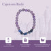 Crystal Bracelet - 2.5 Inches | Semi Precious Stone Hand Band/Crystal Bead Hand Bracelet for Capricorn Zodiac - Bracelet