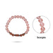 Crystal Bracelet - 2.5 Inches | Semi Precious Stone Hand Band/Crystal Bead Hand Bracelet for Scorpio Zodiac - Bracelet