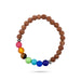Seven Chakra Bracelet - 2.5 Inches | 7 Chakra & Rudraksha Hand Band for Men & Women - Bracelet