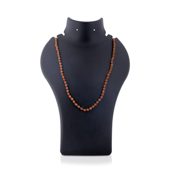 Rudraksha Mala | 3 Mukhi Ruthratcham Malai/ Java Rudraksha Mala Beads for Men & Women