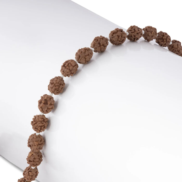 Rudraksha Mala | 4 Mukhi Ruthratcham Malai/ Java Rudraksha Mala Beads for Men & Women