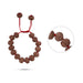 Rudraksha Bracelet - 2.5 Inches | 7 Mukhi Rudraksha Bracelet/ Java Rudraksha Hand Band for Men & Women - Rudraksha Mala, Pendant, Bracelet