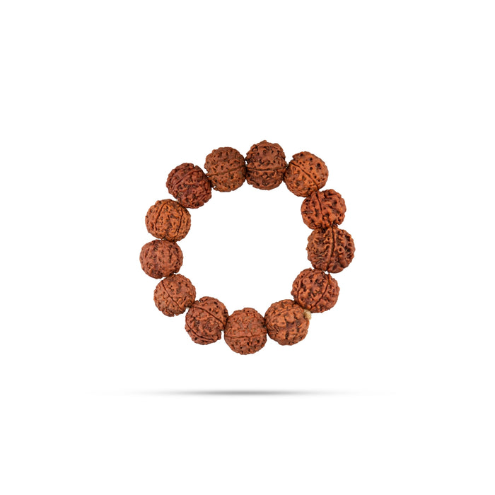 Rudraksha Bracelet - 2.5 Inches | Bracelet Rudraksh/ Rudraksha Hand Band/ Rudraksha Bracelet for Men & Women