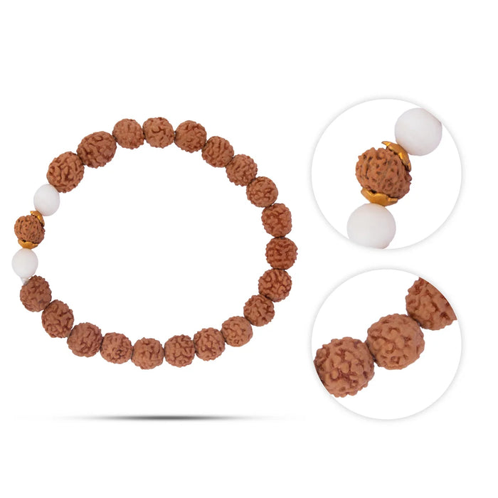 Rudraksha Bracelet | 13 Mukhi Rudraksha Bracelet/ Rudraksha Hand Band for Meditation and Yoga