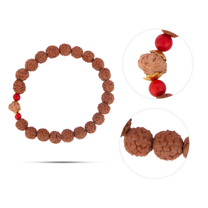 Rudraksha Bracelet | 11 Mukhi Rudraksha Bracelet/ Rudraksha Hand Band for Men and Women