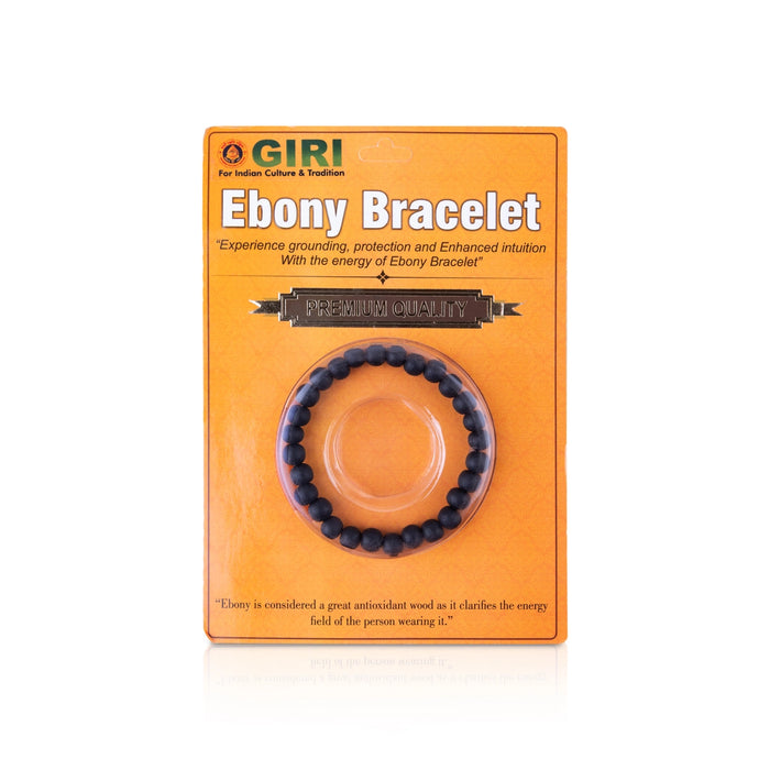 Karungali Bracelet - 6 mm to 8 mm | Ebony Wood Bracelet/ Hand Band for Men and Women - Karungali Mala, Pendant, Bracelet