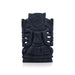 5 Face Ganesh Murti - 4 x 2.75 Inches | Karungali Statue/ Ebony 5 Face Vinayaka Idol for Pooja - Karungali & Ebony Murties
