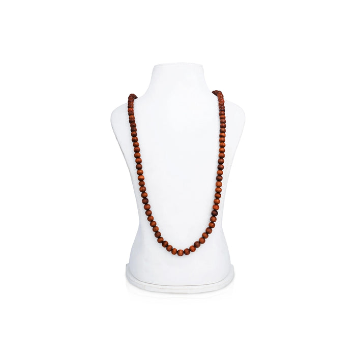 Sengali Mala With Thread Knot - 17 Inches | 10 mm/ Sengali Wooden Mala/ Sengali Japa Mala for Meditation