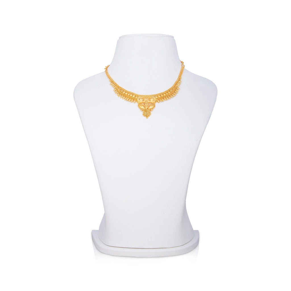 Necklace - 4 Inches | Gold Polish Jewelry/ Jewellery for Women/ 20 Gms Approx