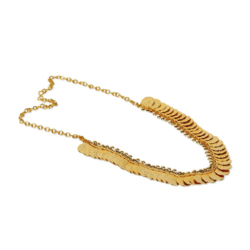 Kasumala - 50 Coin | Small Kasu Mala/ Gold Polish Deity Jewelry/ Jewellery for Deity - Neck & Body Accessories