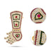 Stone Hastham Padham Set - 6.5 x 3 Inches | Stone Leg and Hand for Deity Decor - Deity Jewellery & Vastra Sets