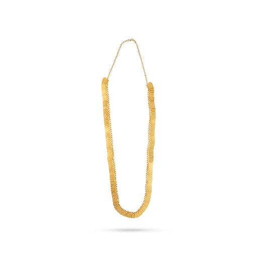 Kasu Mala - 14 Inches | 150 Coin Kaasu Mala/ Gold Polish Kasumalai for Deity Decor - Neck & Body Accessories