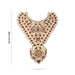 Stone Necklace - 14.5 Inches | Stone Haram/ Multicolour Stone Jewellery for Deity - Neck & Body Accessories