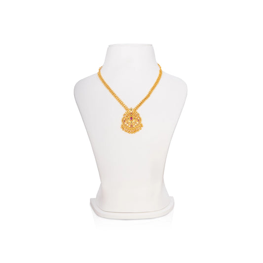 Necklace - 6 Inches | Gold Polish Haram/ Gold Polish Jewellery for Women/ 40 Gms Approx - Ethnic Wear Accessories