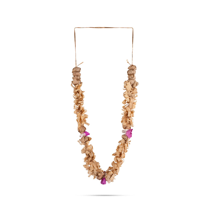 Chandan Mala - 20 Inches | Sandalwood Mala/ Mysore Sukkad Haar for Deity - Chandan Mala, Pendant, Bracelet