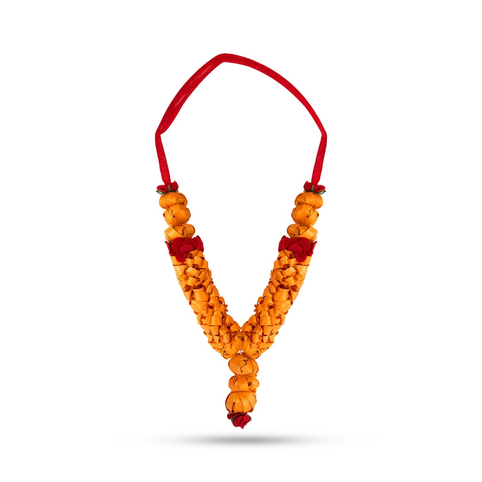 Chandan Mala - 13 Inches | Sandalwood Mala / Mysore Sukkad Haar for Deity - Chandan Mala, Pendant, Bracelet