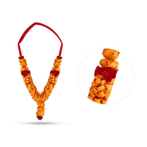 Chandan Mala - 13 Inches | Sandalwood Mala / Mysore Sukkad Haar for Deity - Chandan Mala, Pendant, Bracelet