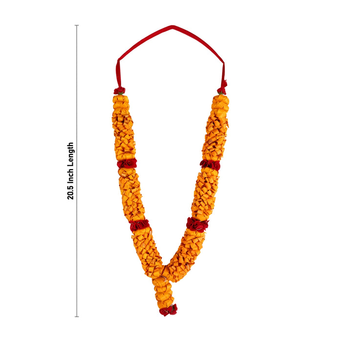Chandan Mala - 20.5 Inches | Sandalwood Mala / Mysore Sukkad Haar for Photo Frame - Chandan Mala, Pendant, Bracelet