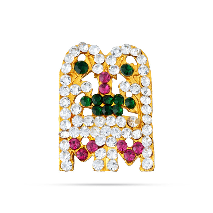 Mangalsutra - 1.25 x 1 Inches | Multi Colour Stone Thali/ Mangalyam Thali/ Thirumangalyam for Deity